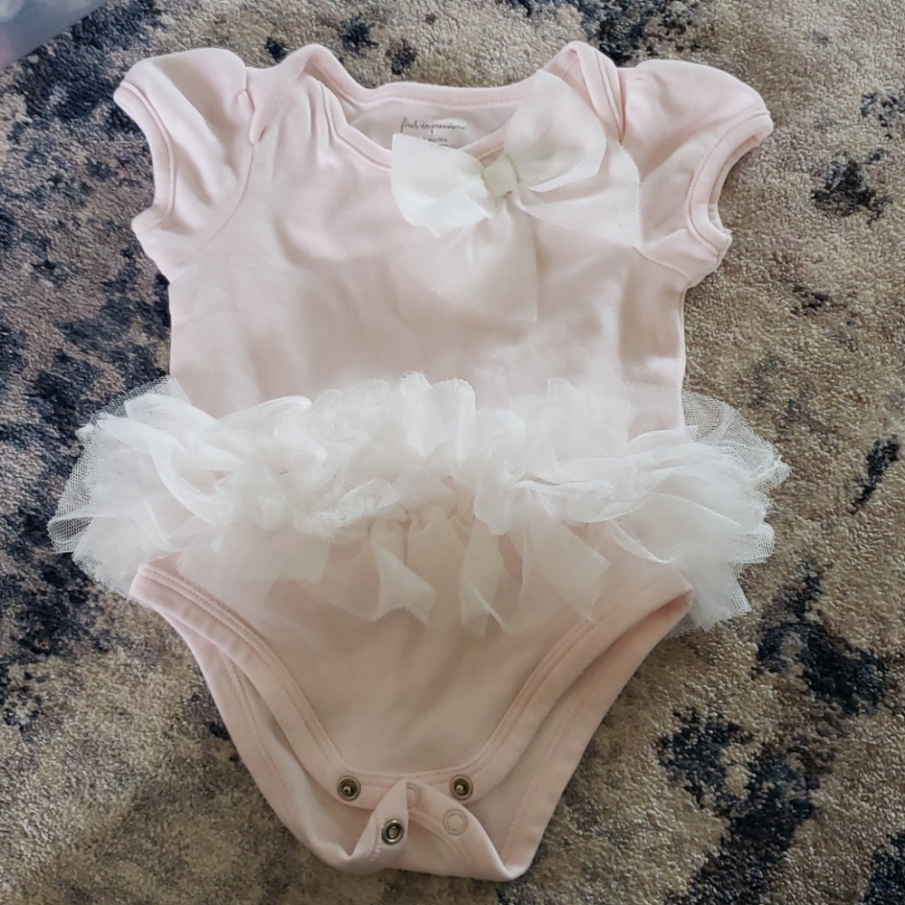 First Impressions ruffle bodysuit